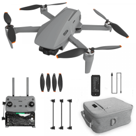 Квадрокоптер C-Fly Mini дрон з 4K, GPS, FPV, БК мотори, 3-х осьовий підвіс, до 5 км, до 26 хв. польоту + кейс