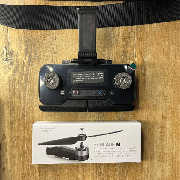 Квадрокоптер SJRC F7S 4K Pro. Дрон з камерою 4K, EIS, FPV, GPS, БК, 3км, до 25 хв + кейс