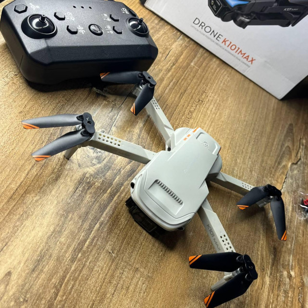 Міні Дрон з камерою K101 Max – 4K HD FPV, до 40 хв. польоту + (2 акумулятори)