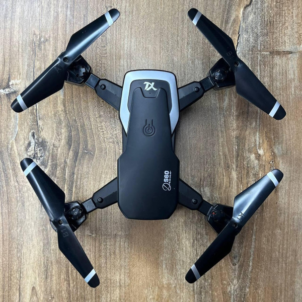 Квадрокоптер Drone S60 PRO-RC Коптер Дрон - з камерою + до 100 м. до 40 хв. + (2 акумулятори) + СУМКА