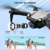 Квадрокоптер з HD камерою Rc Drone 4DRC V20 міні дрону, FPV до 12 хв. польоту + кейс