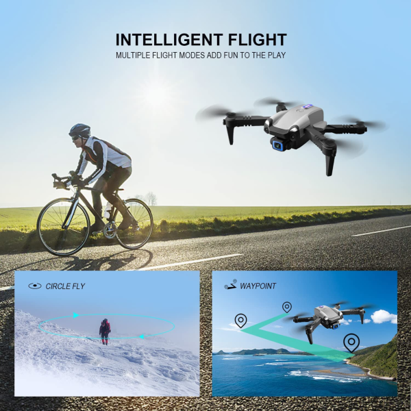 Квадрокоптер з HD камерою Rc Drone 4DRC V20 міні дрону, FPV до 12 хв. польоту + кейс