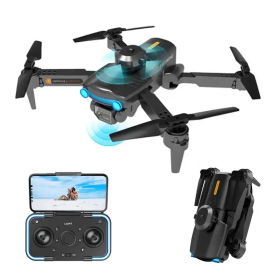 Дрон з камерою F187 PRO - коптер Drone, Wifi FPV, до 100 м. 20 хв польоту + Кейс