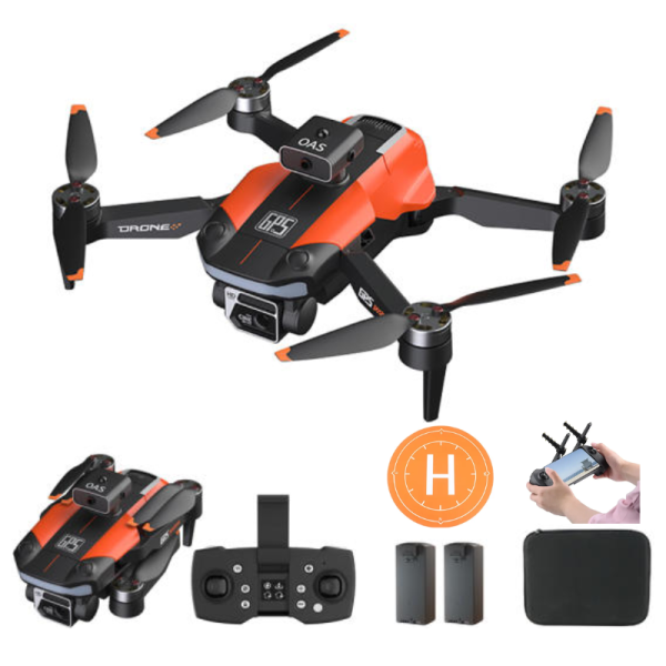 Дрон з камерою JJRC X26 - з GPS Wifi FPV 6K EIS HD БК мотори з датчиком перешкод