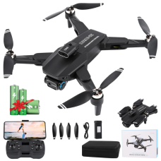 Квадрокоптер з камерою RC Drone YLR/C S93 – дрон БК мотори 4K 5G, до 40 хв. польоту + кейс + 1 акумулятор