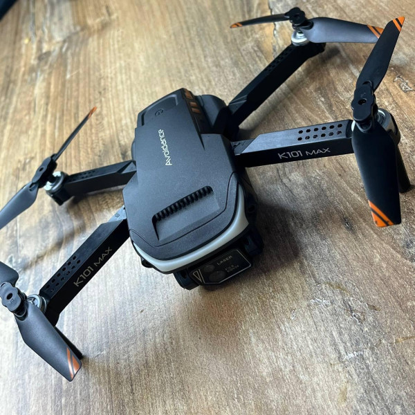 Дрон з 4K камерою Drone K101 Max Коптер - дрон, FPV, до 40 хв. дальність до 150 м. + СУМКА + (2 АКБ)