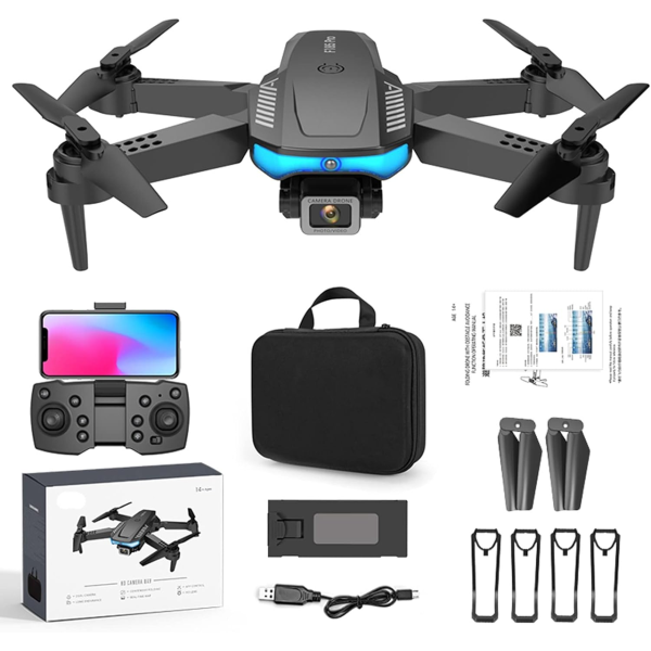 Дитячий квадрокоптер з камерою F185 PRO - дрон для дітей з 4К HD FPV, оптичне позиціонування до 15 хв.