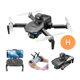 Дрон з камерою LSRC S+  Ultra 4K HD FPV, БК двигуни, 1,2 км до 30 хв. польоту + Кейс