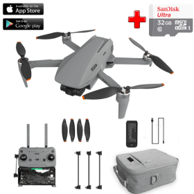 Квадрокоптер С-FLY Mini дрон з GPS 4K HD , 3-х осьовий підвіс, 5 км до 26 хв. польоту (SD карта в подарунок)