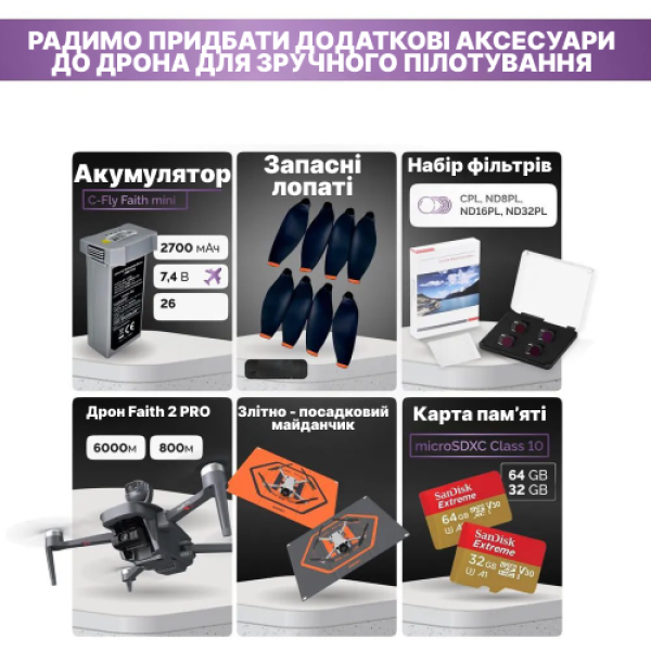 Квадрокоптер С-FLY Mini дрон з GPS 4K HD , 3-х осьовий підвіс, 5 км до 26 хв. польоту (SD карта в подарунок)