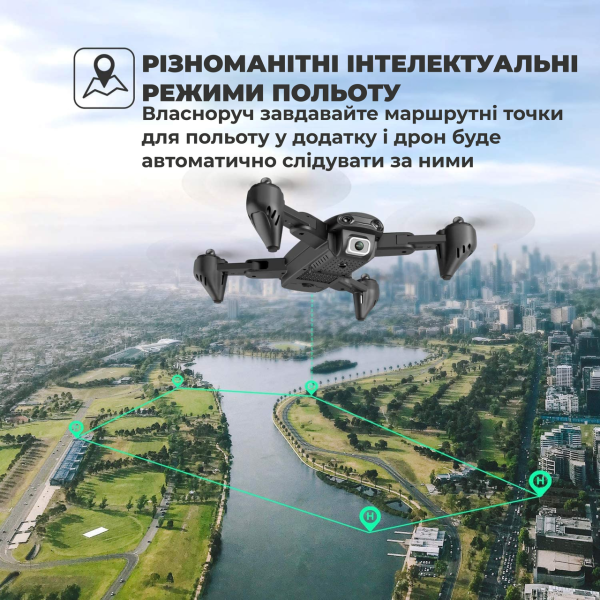 Дрон з камерою 4DRC F6  – GPS 5G Wi-Fi, FPV,120 м. до 25 хв польоту . + КЕЙС