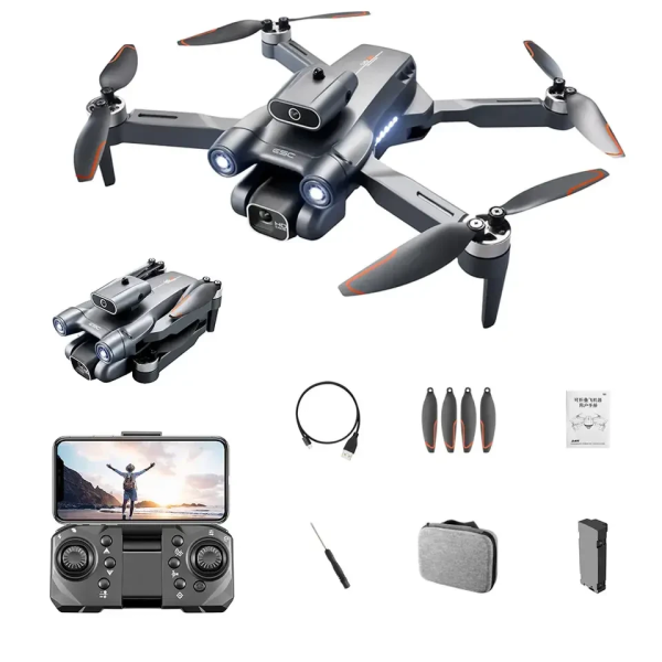 Квадрокоптер з камерою LSRC S1S Mini Drone-4K, FPV БК мотори 100 м. до 30 хв. (2 акумулятори)