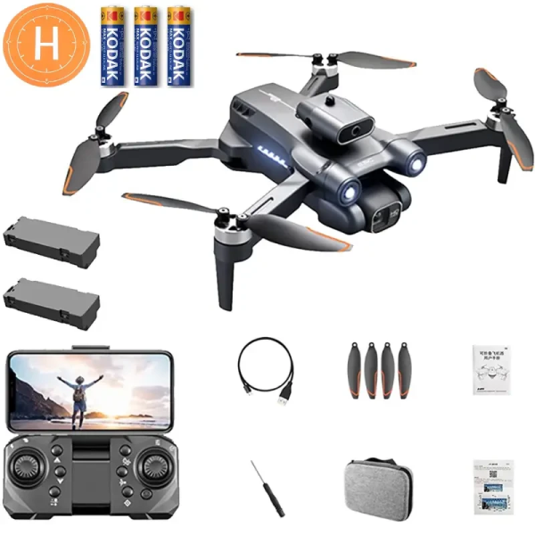Квадрокоптер з камерою LSRC S1S Mini Drone-4K, FPV БК мотори 100 м. до 30 хв. (2 акумулятори)