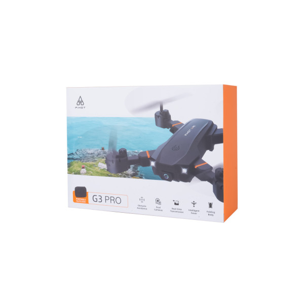 КВАДРОКОПТЕР PIHOT G3 PRO 2 дрон Wifi, 4K, з подвійною камерою. дальність польоту до 150м. час польоту до 15 хв.