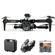 Квадрокоптер K10 max Drone з трьома камерами 4K, HD, WIFI, Дальність польоту до 100м. Час до 20 хв.