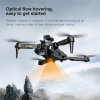 Квадрокоптер K10 max Drone з трьома камерами 4K, HD, WIFI, Дальність польоту до 100м. Час до 20 хв.