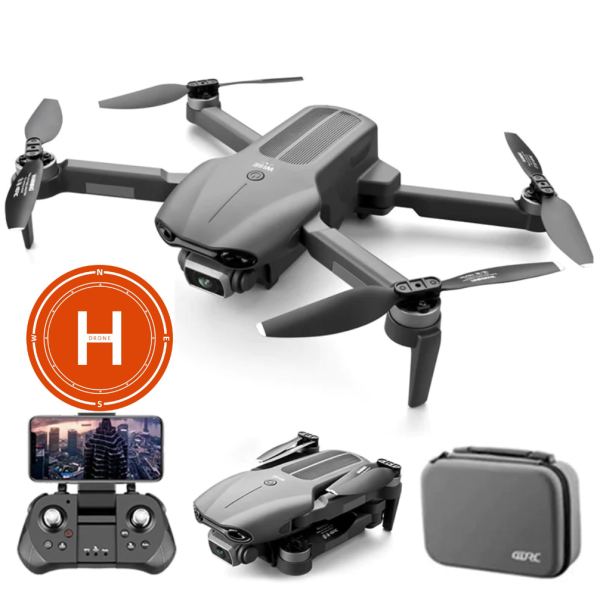 Квадрокоптер з камерою 4DRC F9 дрон з 4K FPV, ESC, GPS, БК мотори, до 1,2 км, до 30 хв + СУМКА