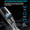 Автомобільний Пилосос Moltis G4А 120Вт Black, з HEPA-фільтром, для сухого та вологого прибирання. пилосос для авто