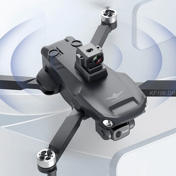 Квадрокоптер KFPLAN KF106 MAX з 4K HD камерою, запобігання перешкодам, GPS БК двигуни до 1.2км 25 хв.
