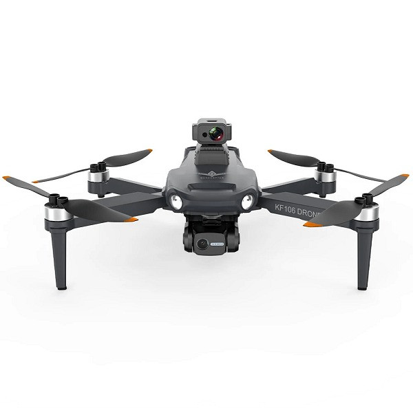 Квадрокоптер KFPLAN KF106 MAX з 4K HD камерою, запобігання перешкодам, GPS БК двигуни до 1.2км 25 хв.
