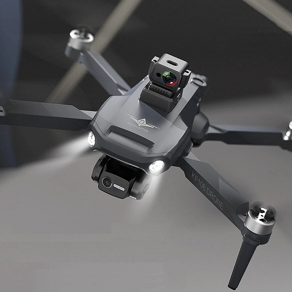 Квадрокоптер KFPLAN KF106 MAX з 4K HD камерою, запобігання перешкодам, GPS БК двигуни до 1.2км 25 хв.