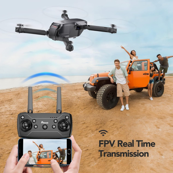Квадрокоптер Potensic P4, гнучкий з камерою, FPV 1080P HD, Wi-Fi, 40 хв. польоту. до 100м.