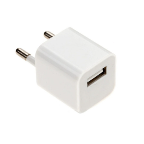 Мережевий блок -куб (600 мАг) адаптер СЗУ 220V 1USB