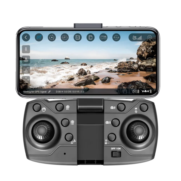 Квадрокоптер E88S з камерою 4K HD FPV, безщіткові мотори, до 150 м, до 20 хв польоту, кейс, 1 акумулятор
