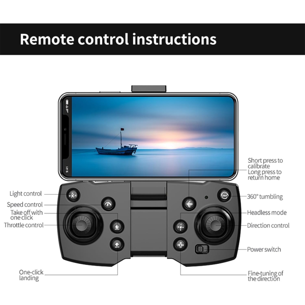 Квадрокоптер XS9 дрон з камерою HD FPV, до 100 м. 30 хв. польоту + кейс (2 акумулятори)