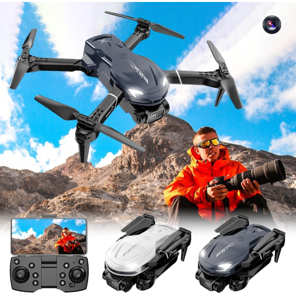 Квадрокоптер XS9 дрон з камерою HD FPV, до 100 м. 30 хв. польоту + кейс (2 акумулятори)