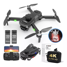 Дитячий квадрокоптер F196 з камерою 4K HD FPV, безколекторні мотори, до 30 хв польоту, дрон для дитини, 2 акумулятори