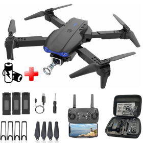 Квадрокоптер дитячий E99 PRO з камерою HD 720P, WiFi FPV, до 30 хв польоту, 2 акумулятори, подарунок