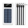 Зовнішній акумулятор Потужний повербанк power bank портативний із сонячною батареєю 50000mah