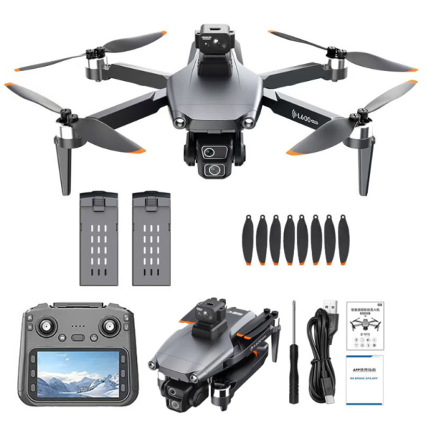 Квадрокоптер дрон із камерою LYZRC L600 PRO 4K HD, GPS, FPV до 1500 м, 28м. польоту +1 акумулятор у подарунок