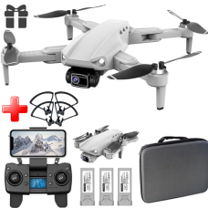 Професійний квадрокоптер LYZRC L900 PRO SE GPS з камерою 4K HD, безщіткові мотори, 3 акумулятори + захист лопатей у подарунок