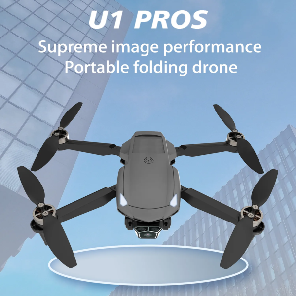 Квадрокоптер U1proS mini Drone міні дрон із 4K HD камерою ESC, FPV, GPS, до 150 м, до 18 хв. 1 акумулятор