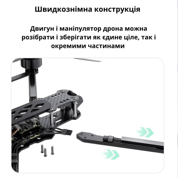 Дрон квадрокоптер 10-дюймовий MARK4 LR10 5.8G 2.5W вантажопідйомність до 3 кг (Аналог)