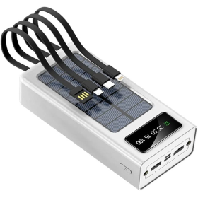 Power bank повербанк PowerBank 50000 mAh із сонячною батареєю Для Смарфона