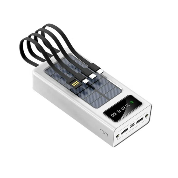 Power bank повербанк PowerBank 50000 mAh із сонячною батареєю Для Смарфона