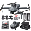 Професійний квадрокоптер 3-осьовий підвіс LYZRC L600 PRO MAX GPS, до 1500 м, 50 м. польоту + в подарунок акб