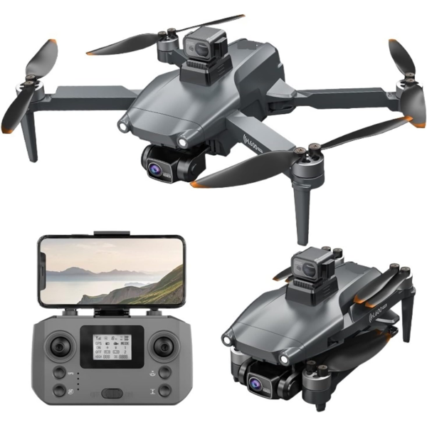 Професійний квадрокоптер 3-осьовий підвіс LYZRC L600 PRO MAX GPS, до 1500 м, 50 м. польоту + в подарунок акб
