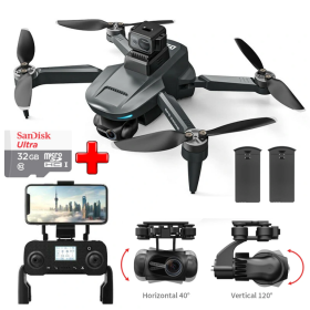 Квадрокоптер LYZRC L200 PRO 2-осьовий підвіс 4K HD, GPS, FPV до 1500 м, 25м. польоту + 1 акумулятор SD карта