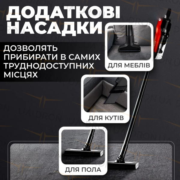 Ручний пилосос SOKANY SK-13033 2800Вт, Вертикальні пилососи Пилосос без мішка акумуляторний пилосос для дому