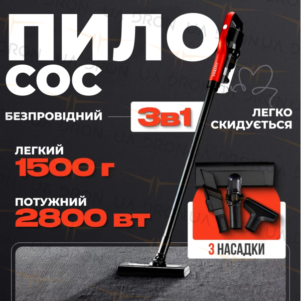 Ручний пилосос SOKANY SK-13033 2800Вт, Вертикальні пилососи Пилосос без мішка акумуляторний пилосос для дому