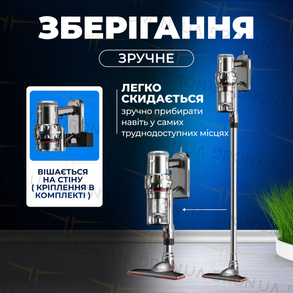 Портативний вертикальний пилосос без мішка 2000 Вт SOKANY SK-3378 Пилосос колбовий ручний