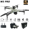 Квадрокоптер з камерою W3 PRO – дрон БК мотори 4K 5G, датчик перешкод, до 40 хв. польоту + кейс + 1 акумулятор