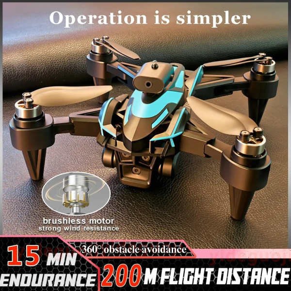 Квадрокоптер K12 MAX Mini Дрон з камерою з БК моторами + 1 додатковий акумулятор