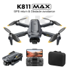 Квадрокоптер дрон із камерою K811 Max з 4K HD, GPS, БК мотори до 500 м. до 12 хв. польоту + кейс