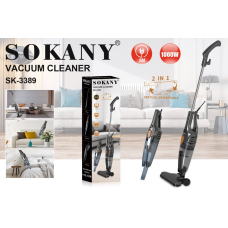 Пилосос ручний вертикальний SOKANY SK-3389 без мішка 1000 Вт, шнур 5 м. Пилососи домашні 220 Вт. + подарунок