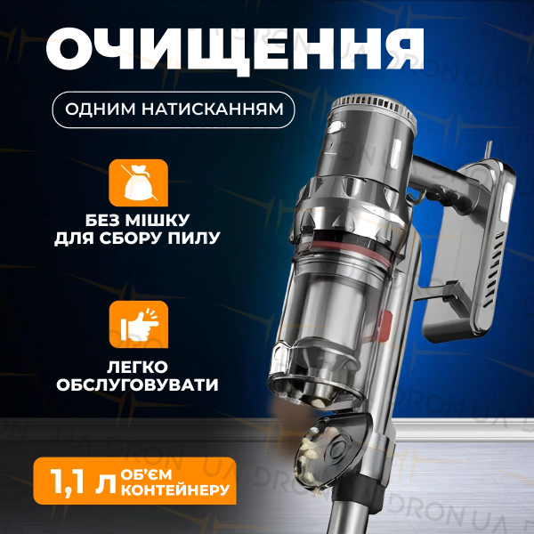 Пилосос ручний вертикальний SOKANY SK-3378 без мішка 2000 Вт, шнур 5м. Пилососи домашні 220 Вт. + подарунок